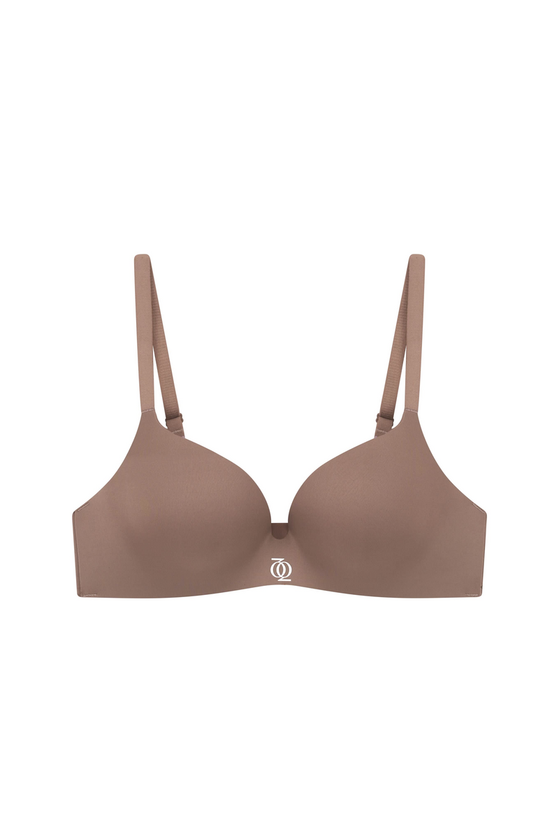 Second Skin Teardrop Bra Mushroom