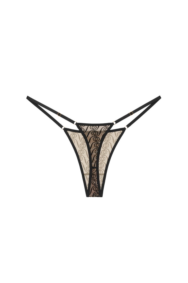 Alizee Thong Black