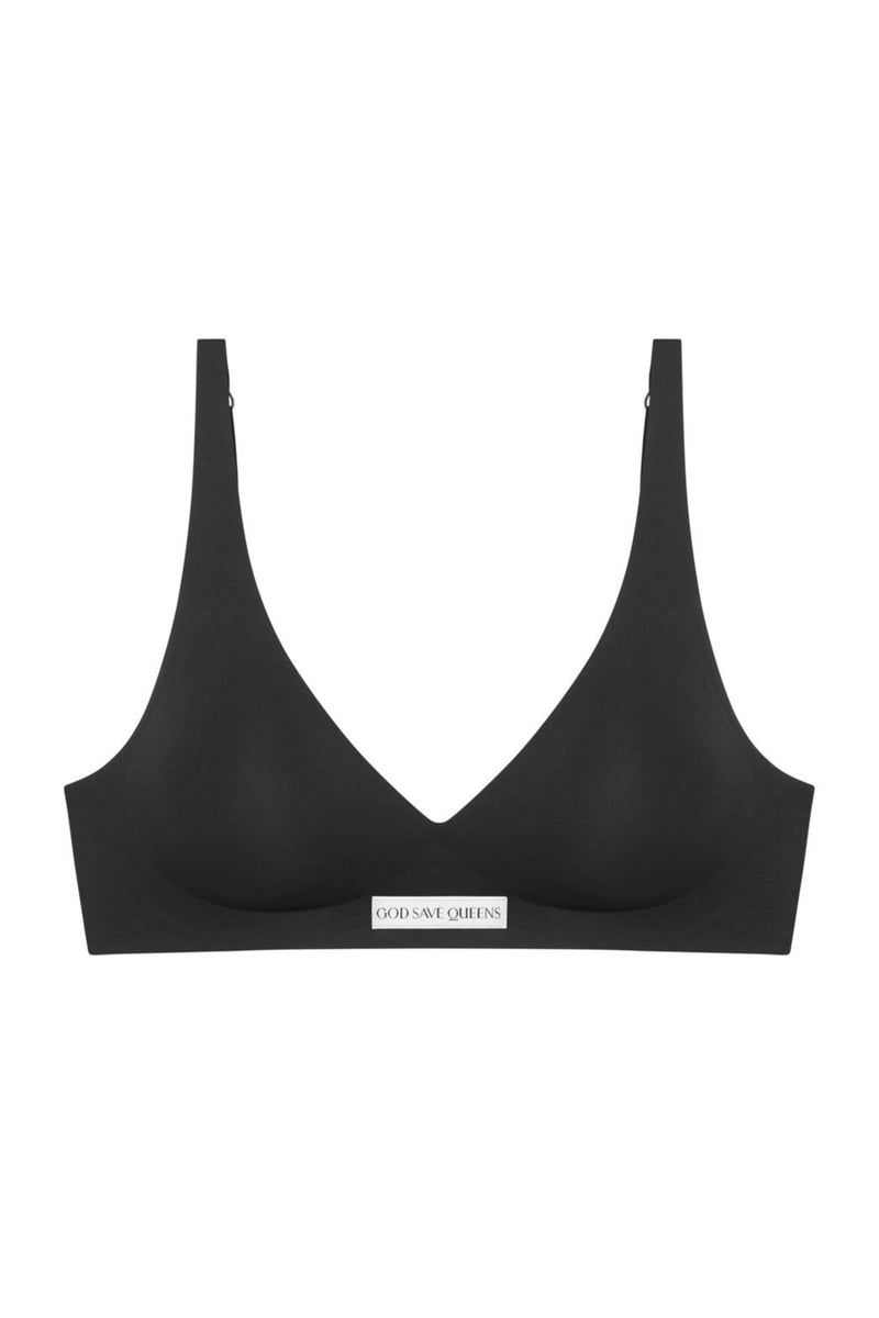 Second Skin Push Up Bralette Black