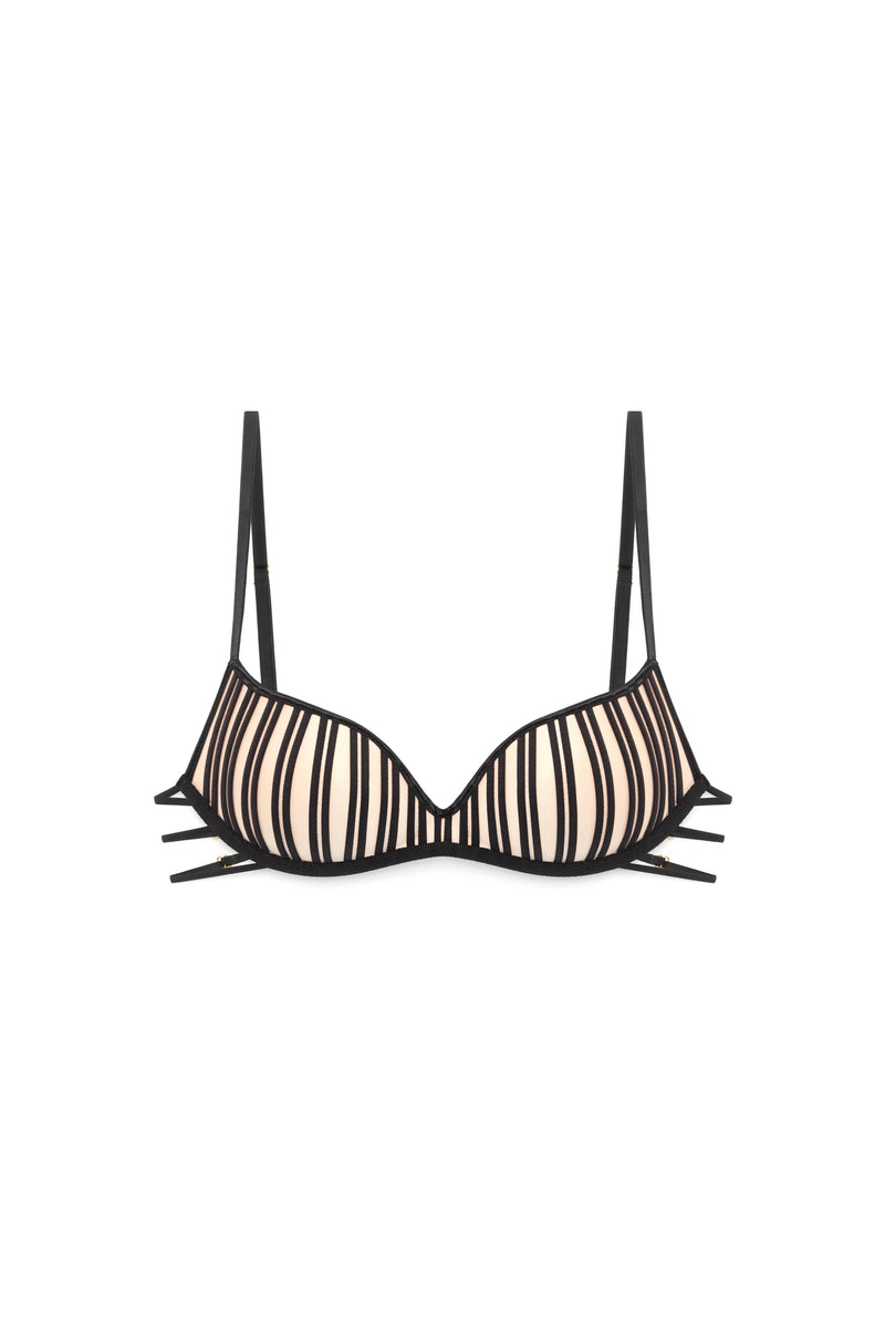 Giselle Pretty Wild Push Up Bra Black