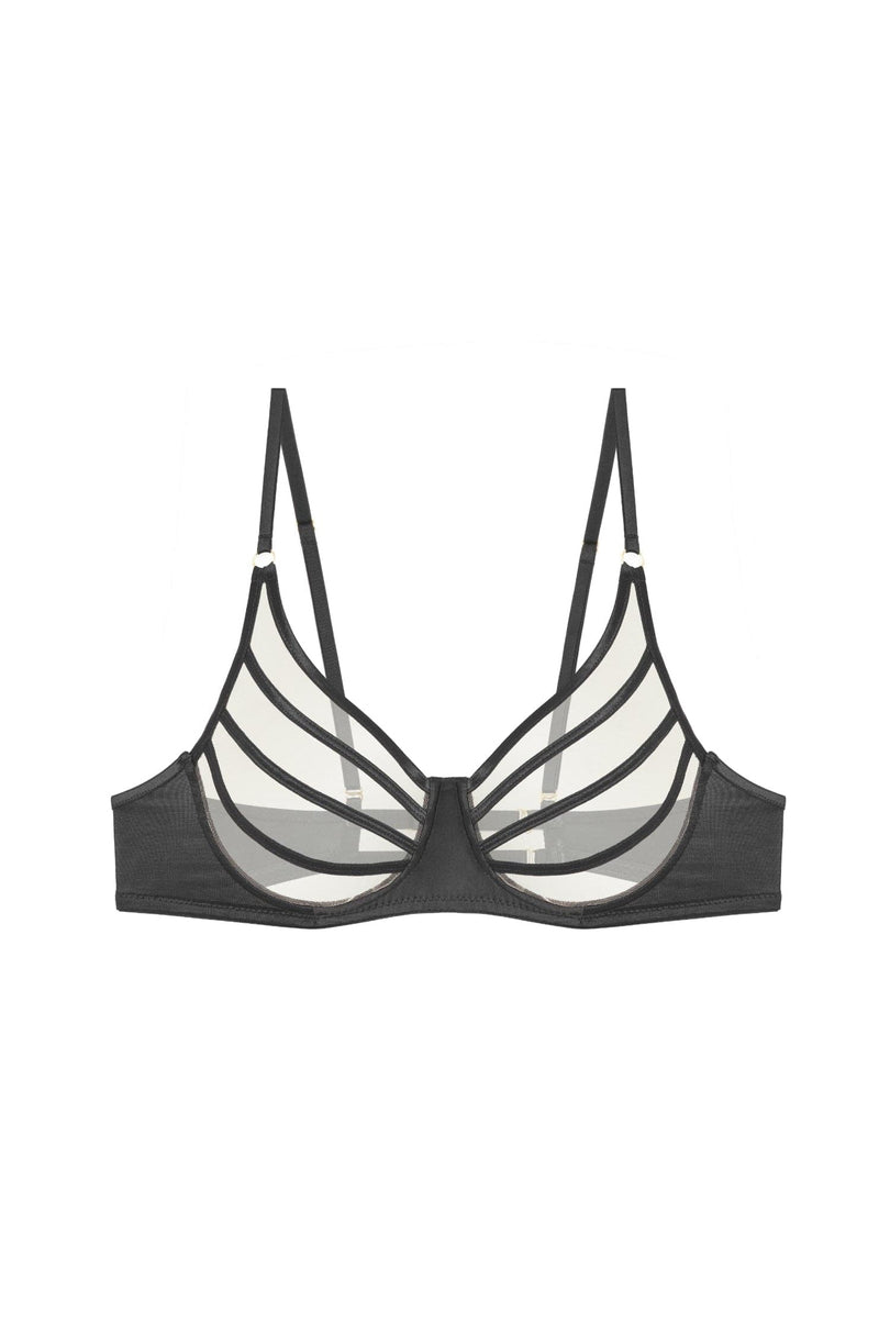 Forget Me Not Full Cup Bra Black