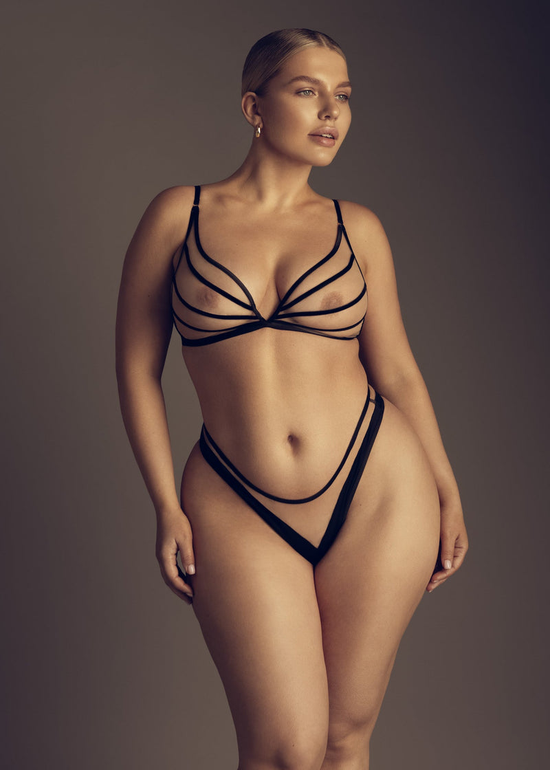 Forget Me Not Bra Black