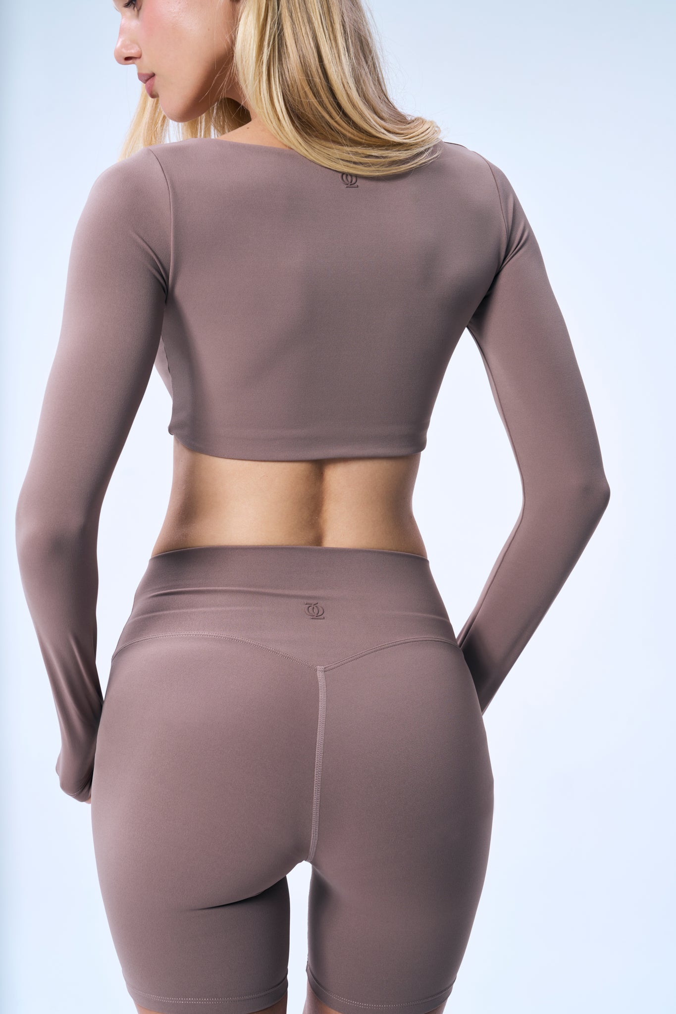 Second Skin Studio High-Waisted Bootcut Legging Mushroom
