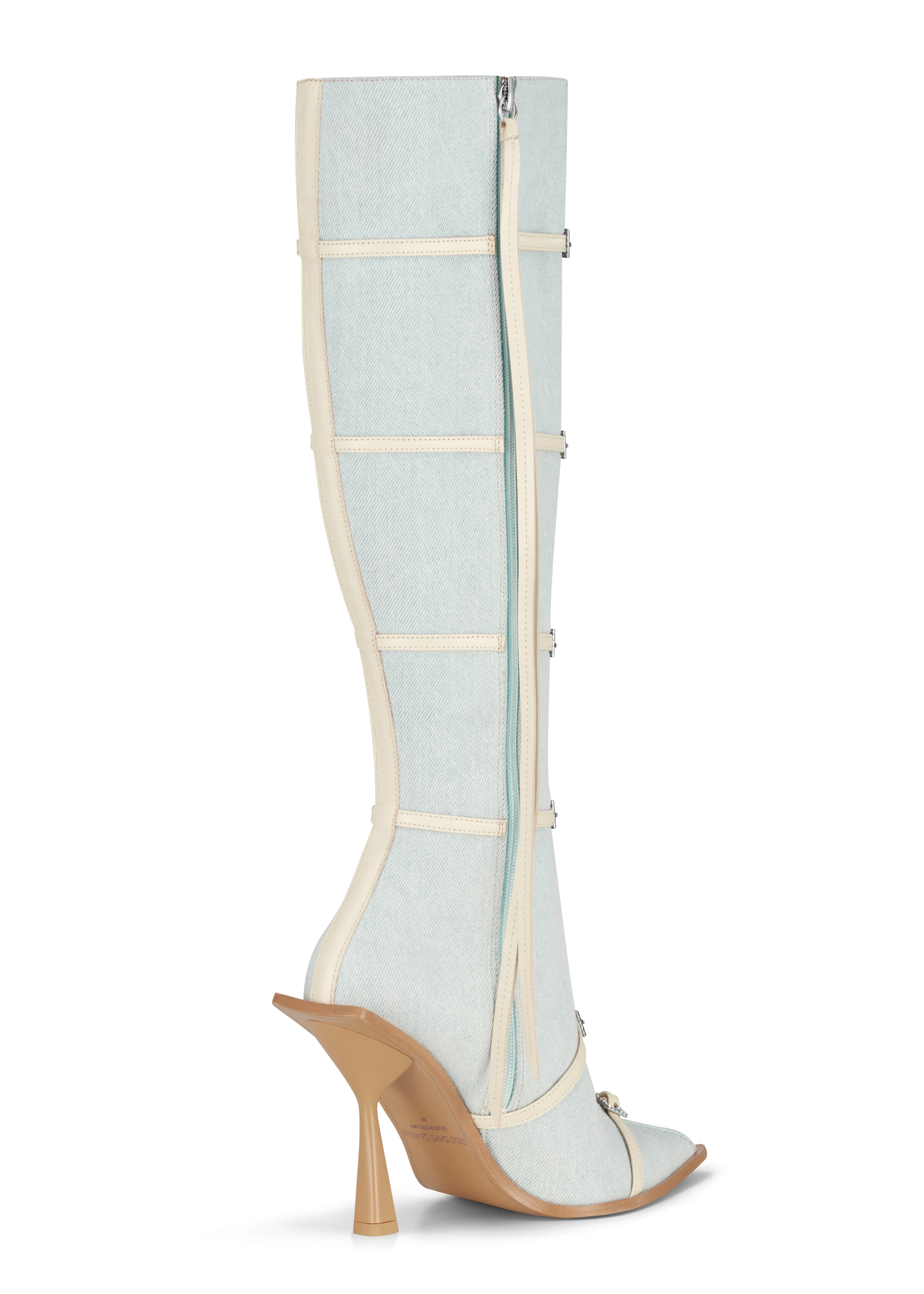 Daring Denim Boots