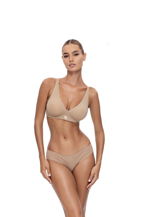 Second Skin Push Up Bralette Mocha QQ