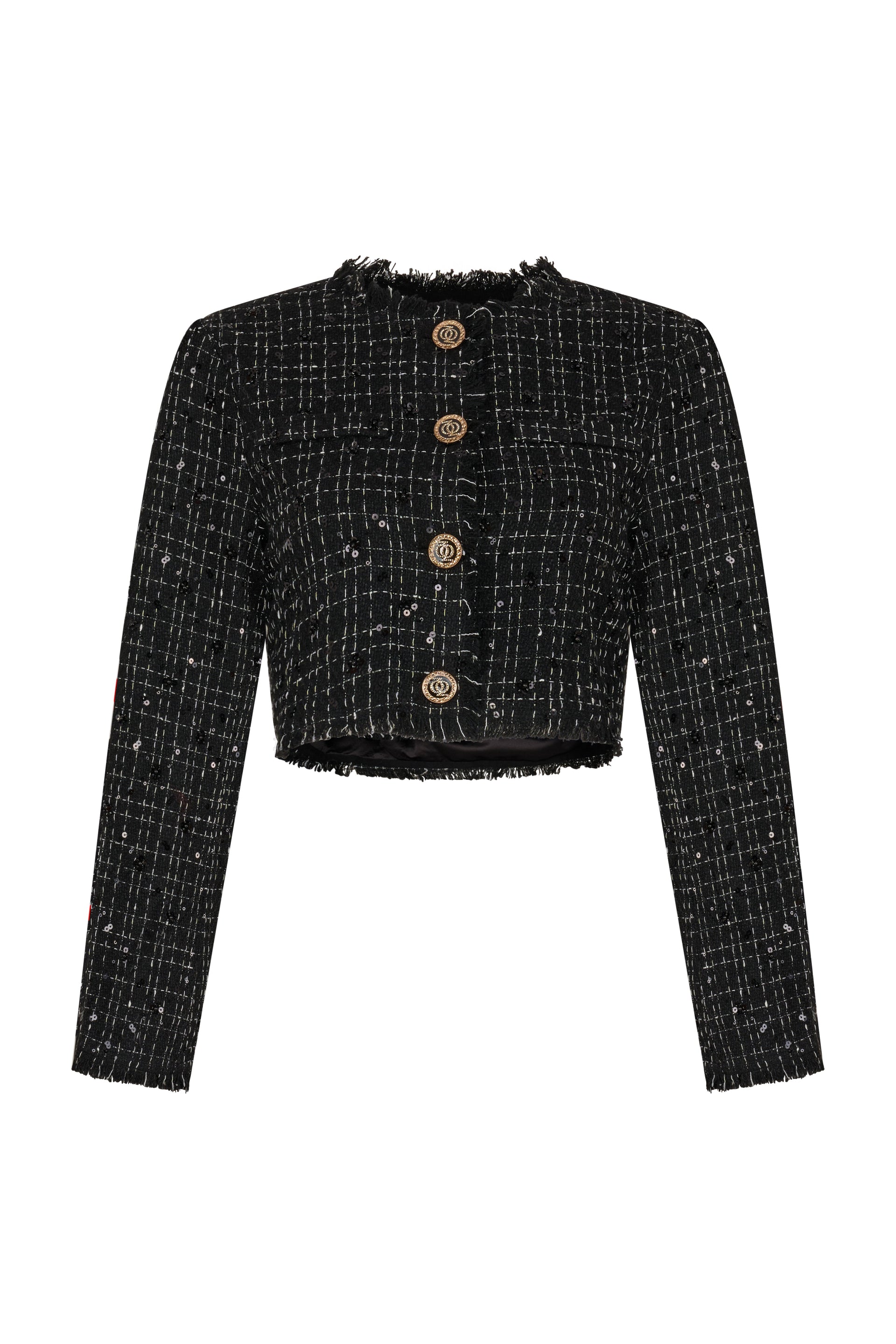 ASAP Tweed Jacket Black