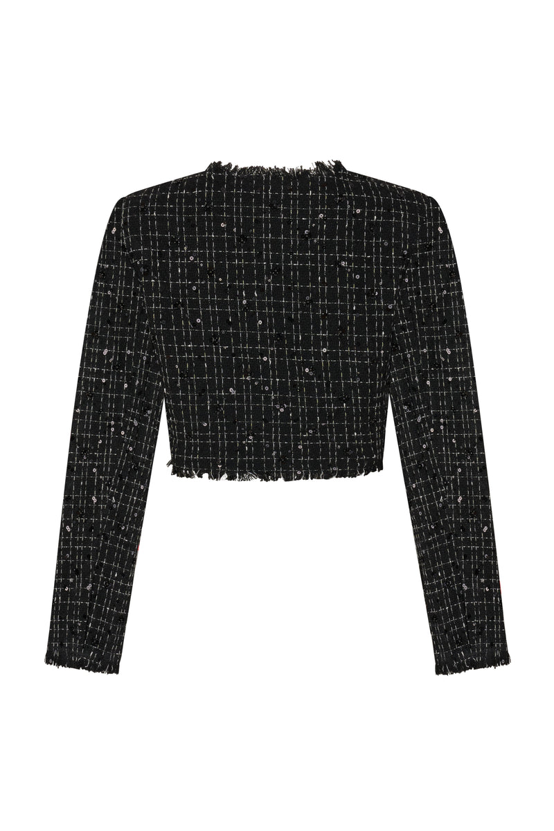 ASAP Tweed Jacket Black
