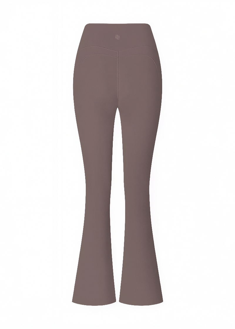 Second Skin Studio High-Waisted Bootcut Legging Mushroom