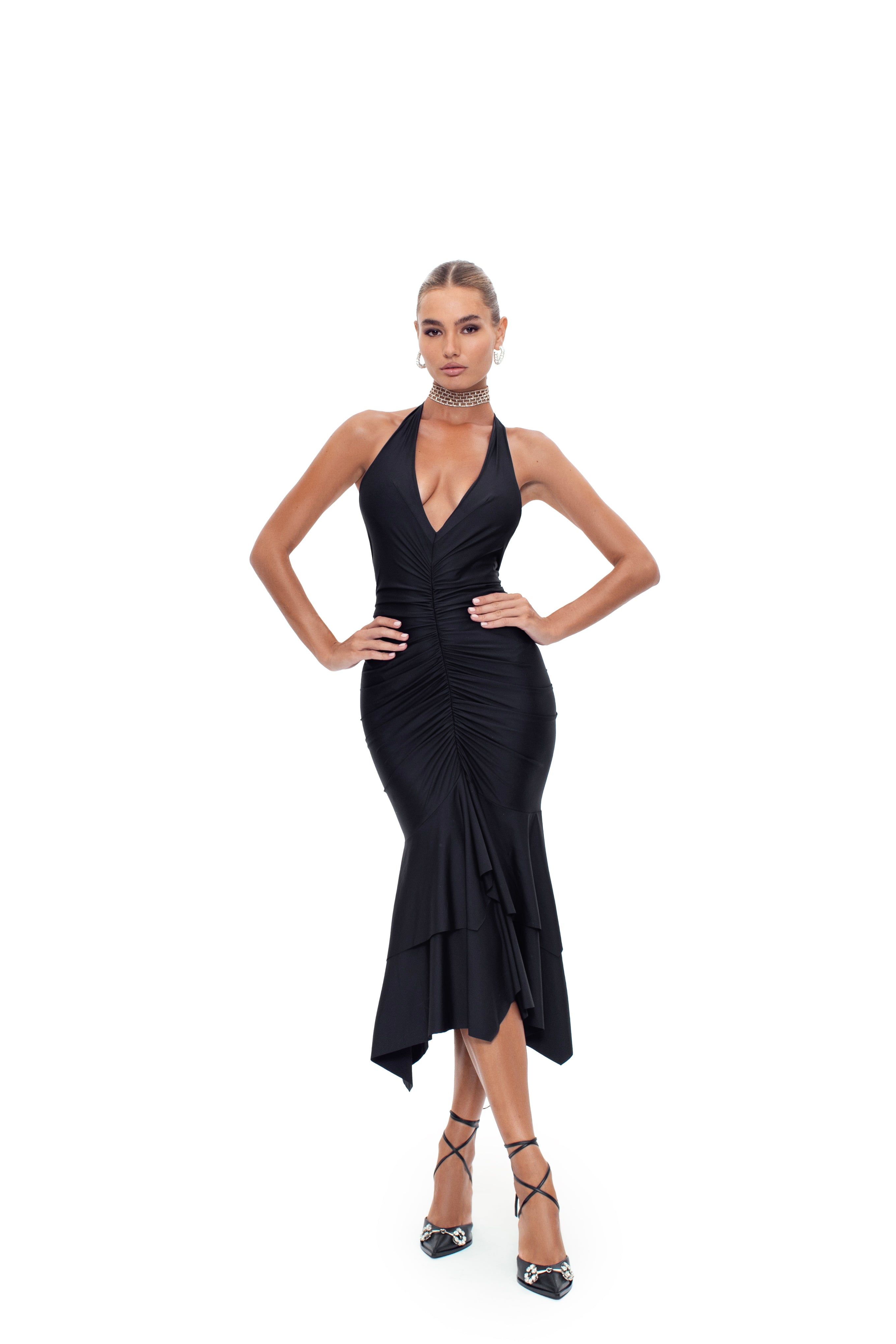Esmeralda Dress Black