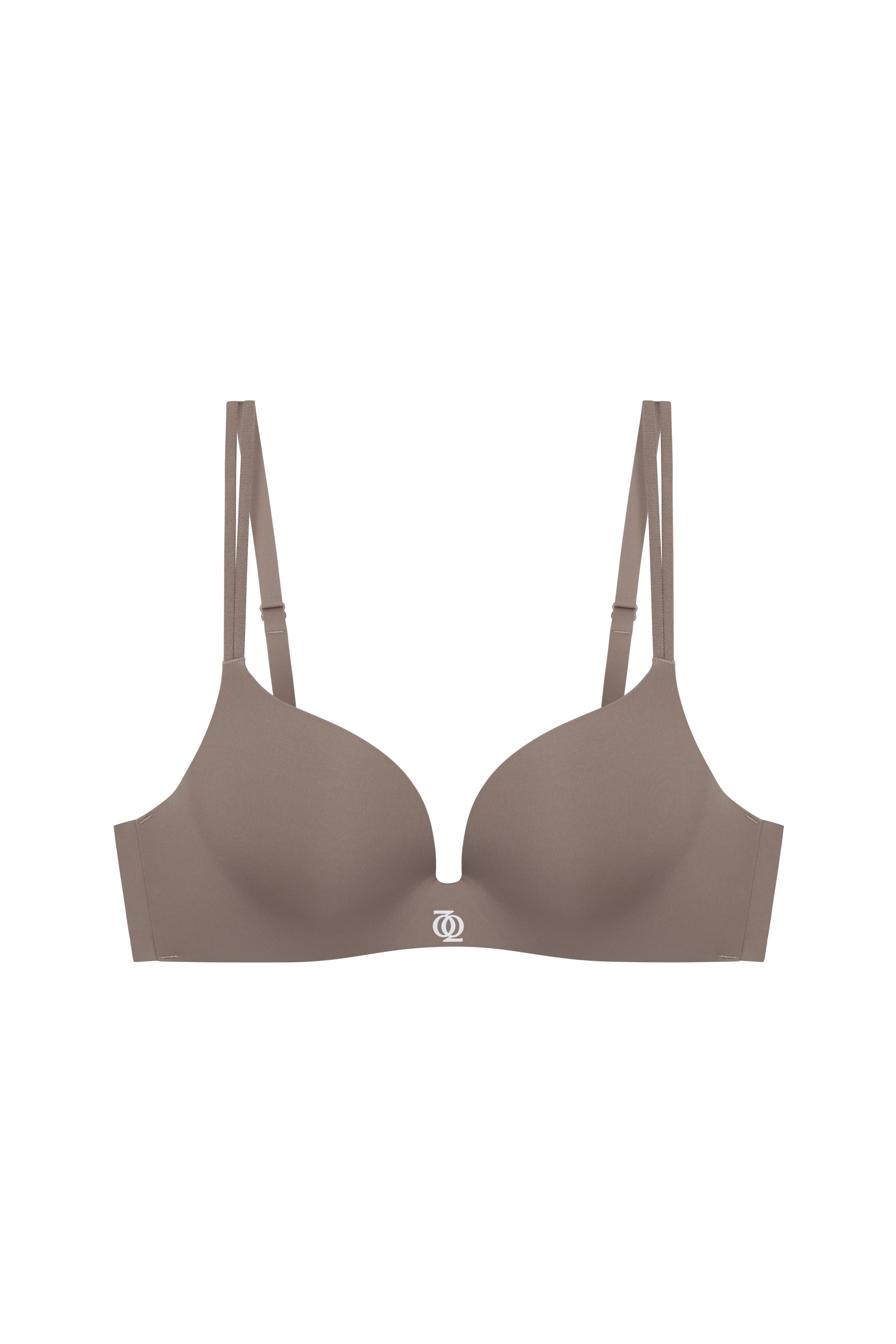 Second Skin Teardrop Push Up Bra Mushroom