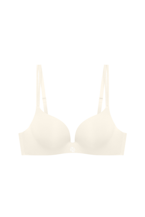 Second Skin Teardrop Push Up Bra Vanilla