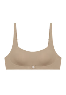 Second Skin Bralette Scoop-Neck Mocha