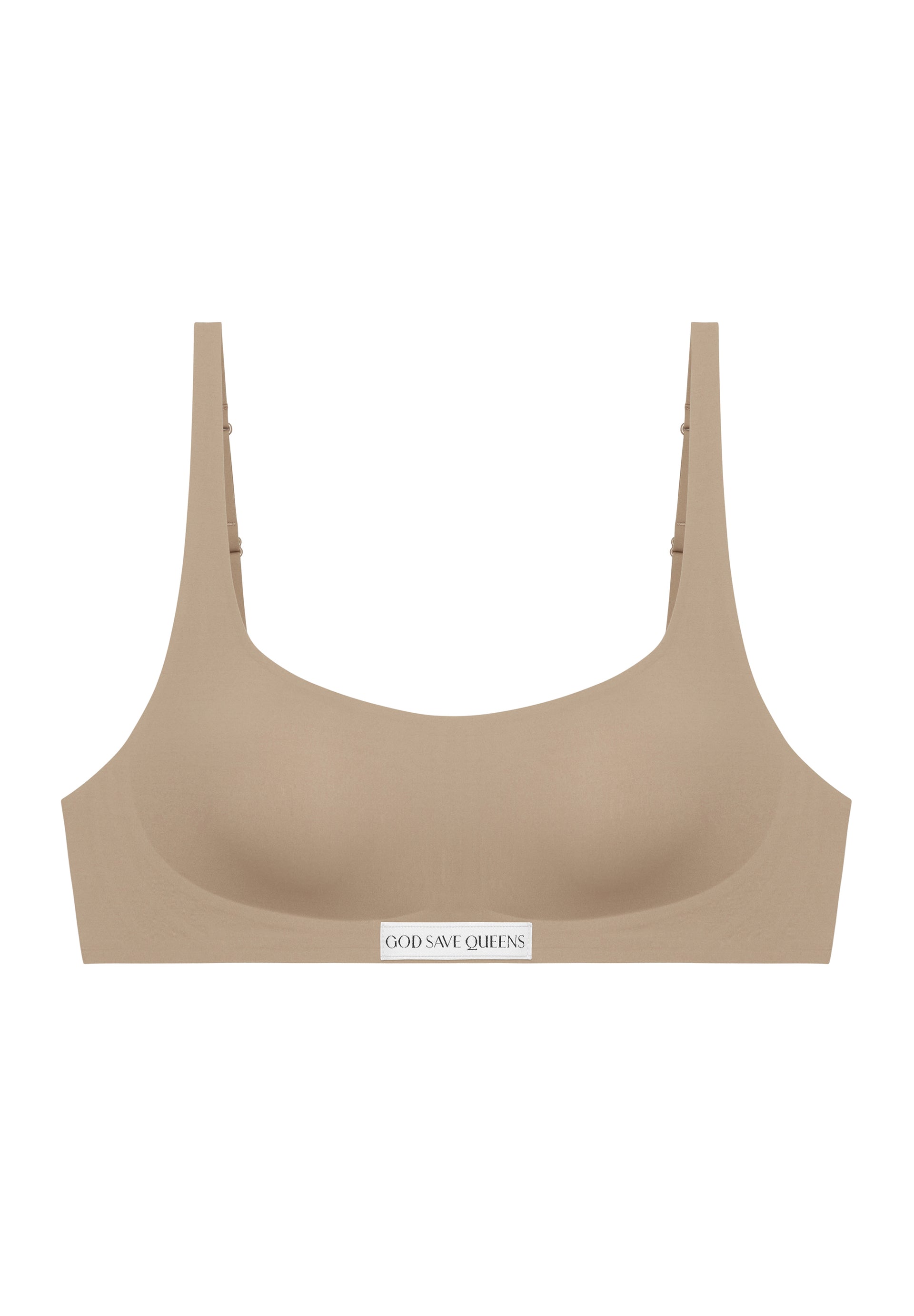 Second Skin Bralette Scoop-Neck Mocha