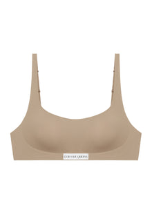 Second Skin Bralette Scoop-Neck Mocha