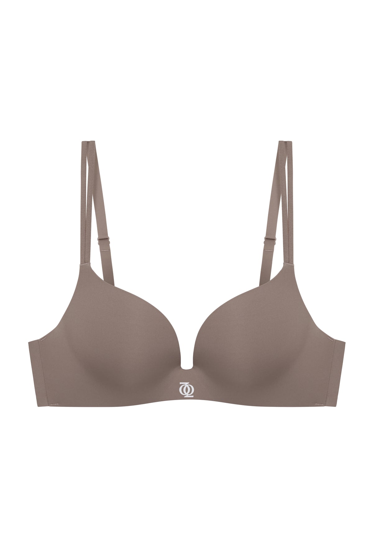 Second Skin Teardrop Push Up Bra Mushroom