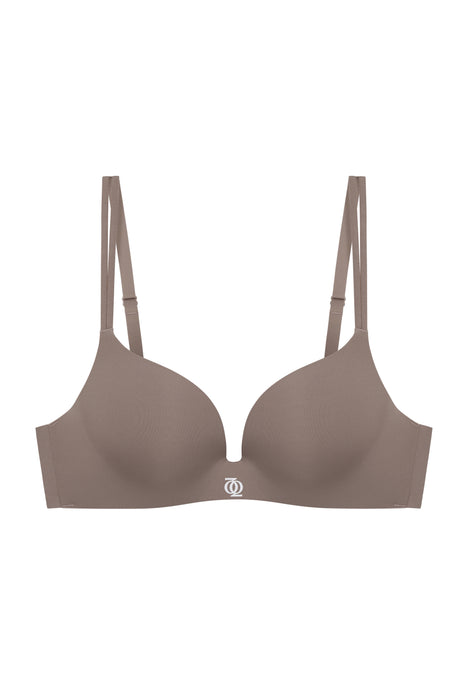 Second Skin Teardrop Push Up Bra Mushroom