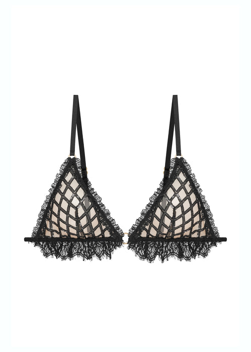 Valentina Bralette Black