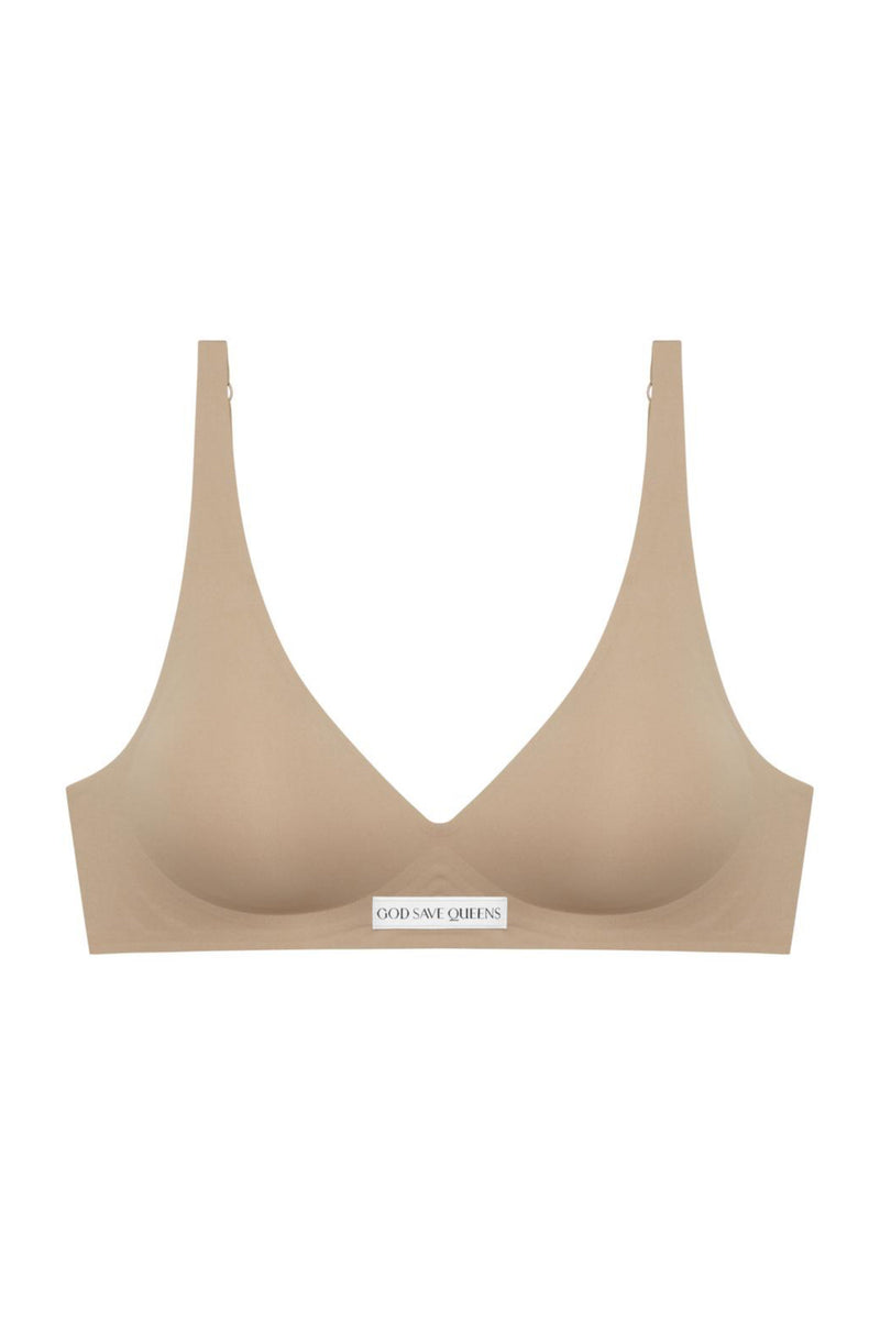 Second Skin Push Up Bralette Mocha