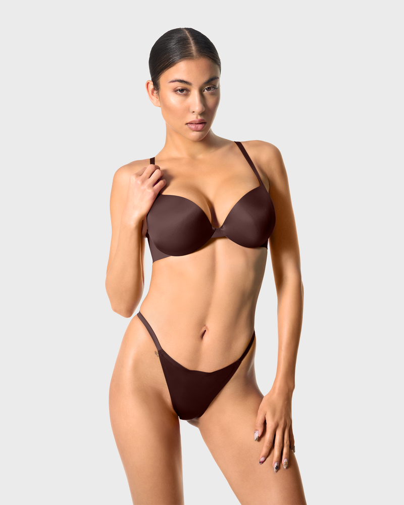 Second Skin Ultimate Push-Up Bra Espresso