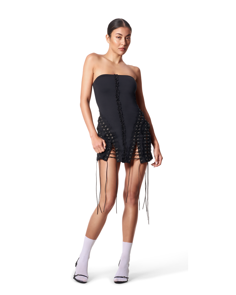 Sorry I'm Late Dress Black