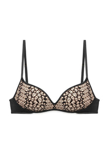 Miranda Pretty Wild Push Up Bra Black